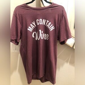 Abella Red and White Short Sleeve Tee